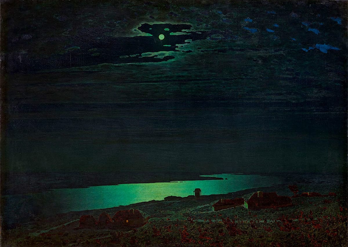 Moonlit Night on the Dnieper — Arkhip Kuindzhi