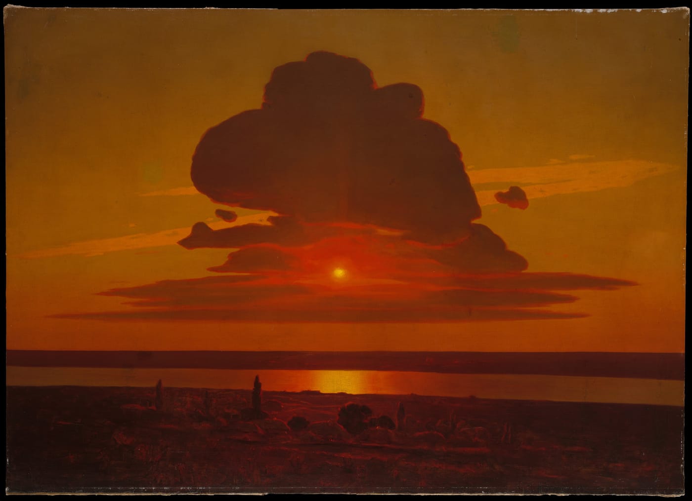 Red Sunset on the Dnieper — Arkhip Kuindzhi