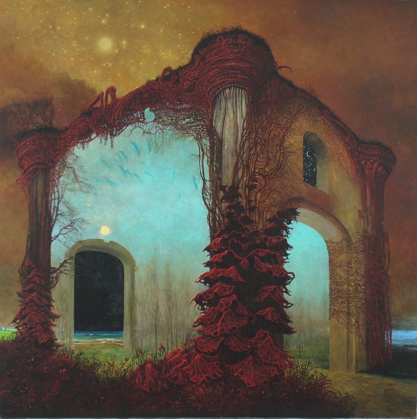 Untitled — archway — Zdzisław Beksiński