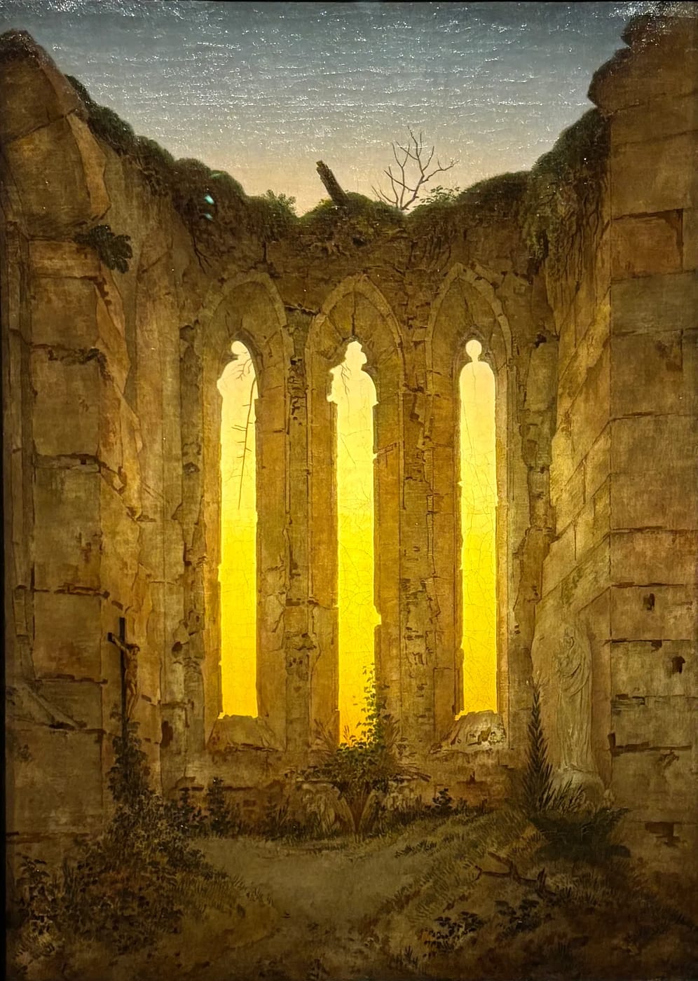 Ruins of the Oybin — Caspar David Friedrich